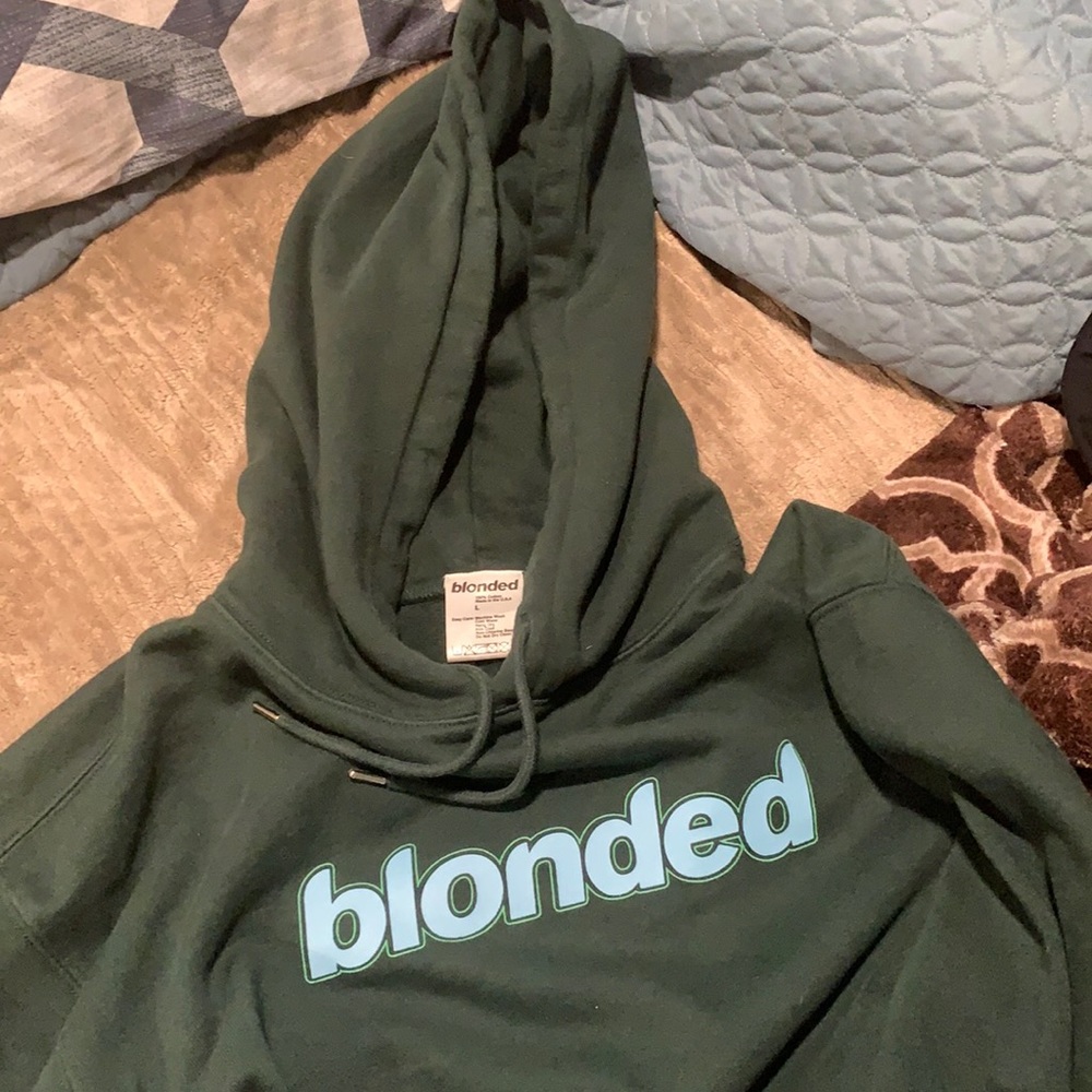 blonded hoodie frank ocean green size large